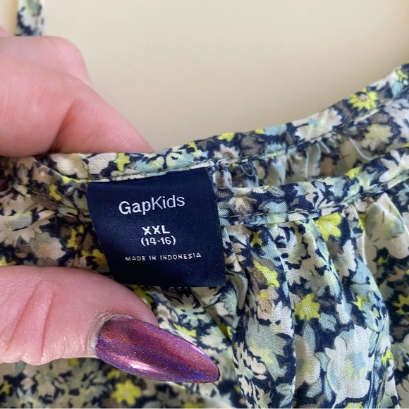 Gap Kids Green Floral Summer Cami - Picture 4 of 4